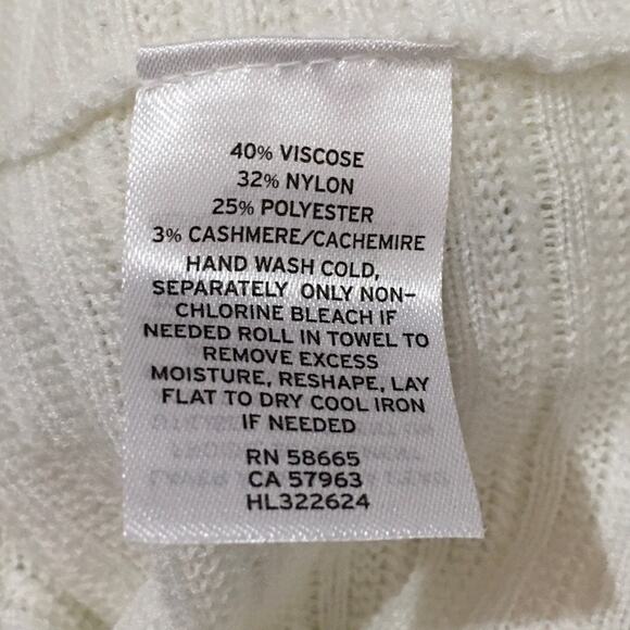 Trouve Side Zip Sweater Tunic - White - Small - Picture 8 of 16